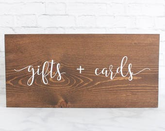 Cards and Gifts Wood Sign, Cards & Gifts Wedding Sign, Wood Wedding Sign, Custom Wedding Sign, Wood Wedding Decor, Baby Shower Sign