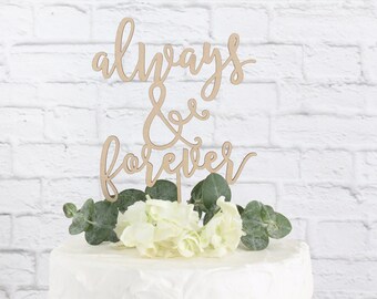 forever cake topper etsy