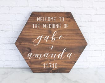 Wedding Welcome Sign, Wedding Signs, Wood Wedding Sign, Wooden Wedding Signs, Rustic Wood Wedding Sign