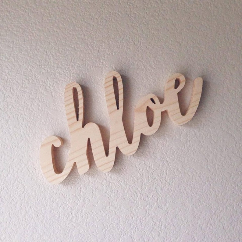 Custom Wood Name Nursery Name Sign Nursery Sign Etsy