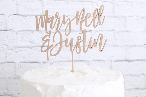 Figurines Maries Deco Gateau Tortentopper Topper Gateau Connecteur Personnalise Nom Mariage Maison