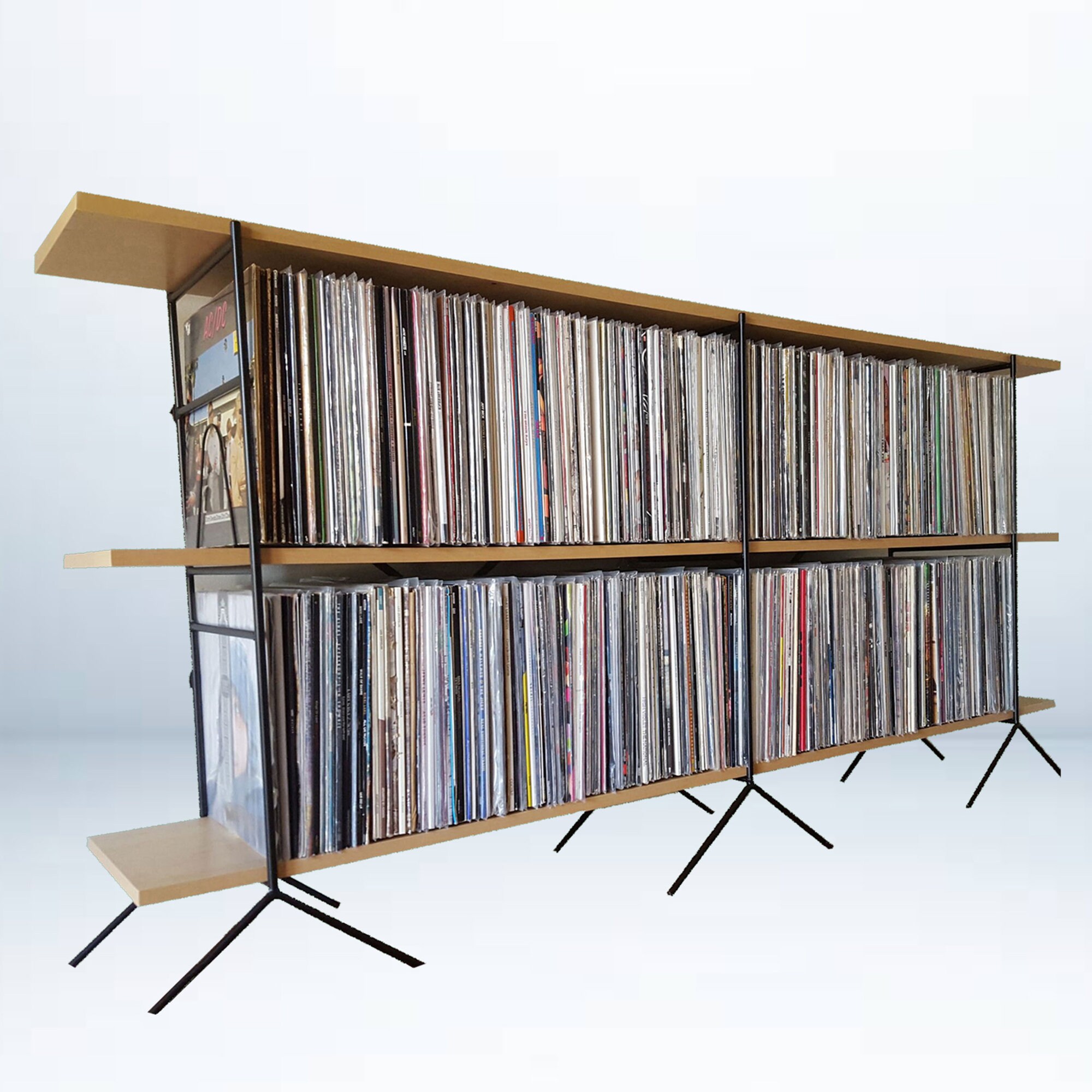 Vinyl Record Storage Shelf / Holds 525 Vinyl Albums stands Etsy