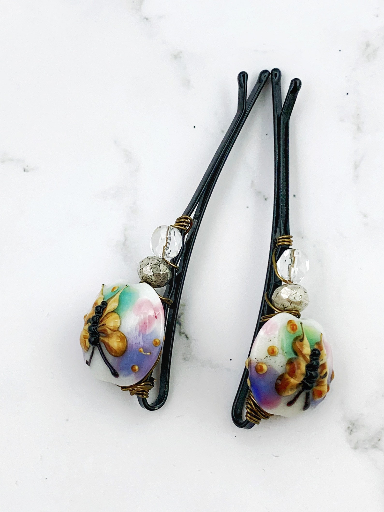 Large bobby pins for thick hair Pretty Hair Accessories Etsy