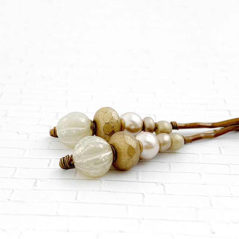 Jeweled Bobby Pins For Bohemian Wedding Bridesmaid Hair Etsy