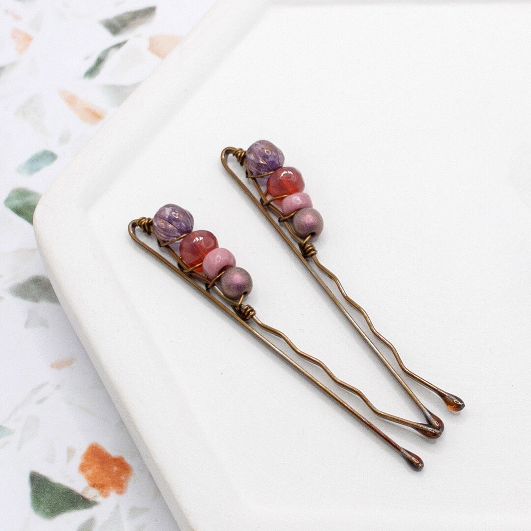 Fancy Bobby Pins Hair Barrettes for Fine Hair Birthday Etsy