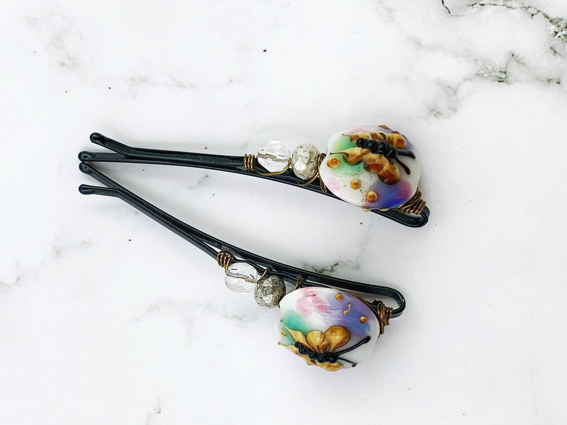 Large bobby pins for thick hair Pretty Hair Accessories Etsy