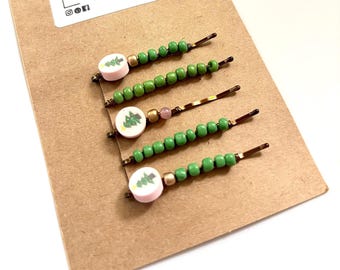 Beaded Bobby pins - Christmas Hair Clip - Small presents - Stocking Stuffers For women - Work Friend Gift - Dance teacher gifts