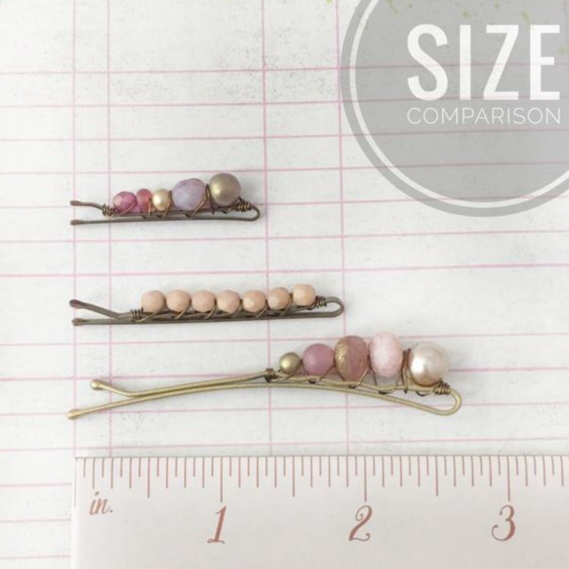 Large bobby pins for thick hair Pretty Hair Accessories Etsy