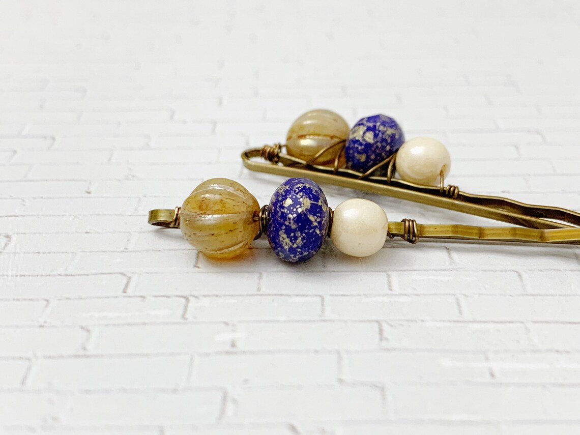 Beaded Bobby pins for Women Teenage Girl Gift Fancy Hair Etsy