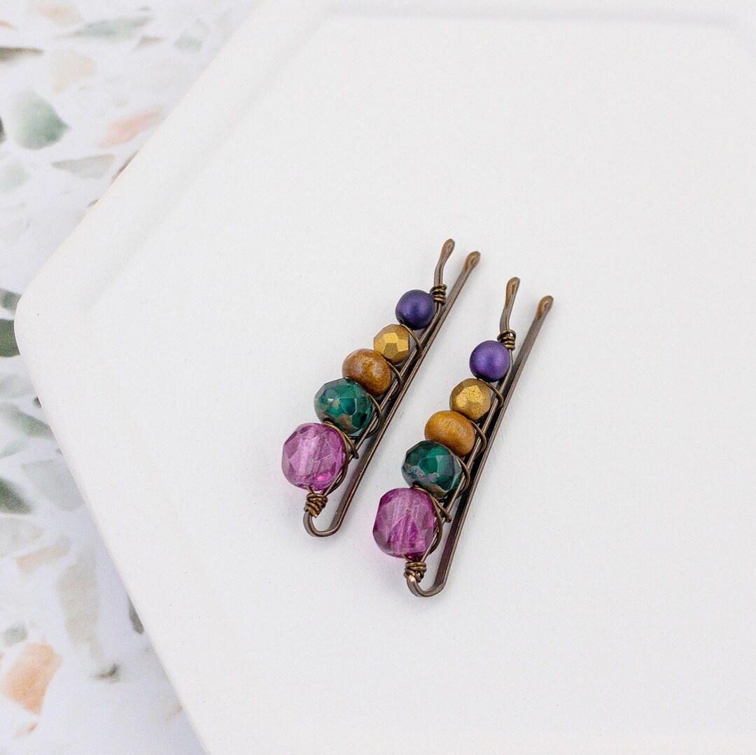 Cute Bobby Pins for Short Hair Mini Hair Clips Birthday Etsy