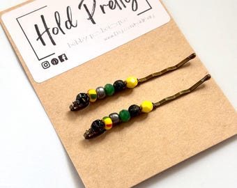 Cute Bobby pins - Birthday gifts for Her - Mini hair Clips for Women - Black Hair Barrettes