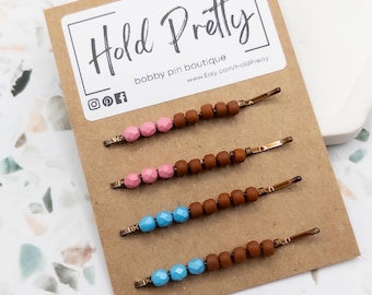Beach Hair pins for Women - Birthday Gift Girls - Fancy Bobby pins - Teenage girl gifts