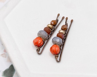Mini Bobby pins - Beaded Barrette for Fine hair  - Teenage girl gifts