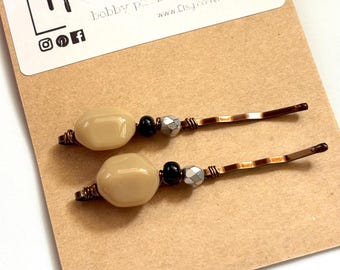 Beaded Bobby Hair pins - Teen Stocking Stuffers Small gifts for friends