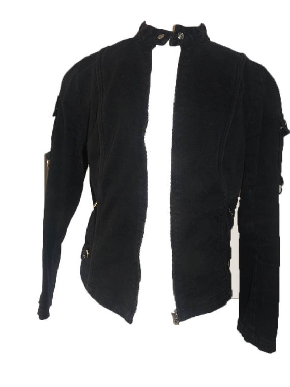 Steampunk black jacket size1 Tripp danaag zipper
