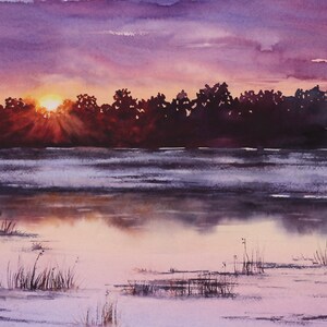 Lake Sunset Print