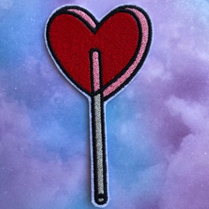 Heart lollipop patch