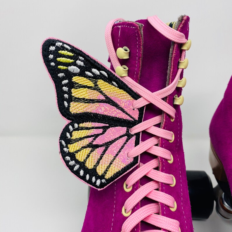 Pink Lemonade Monarch Butterfly Skate Wings Shoe Wings Etsy