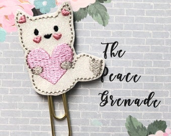 White fox planner clip