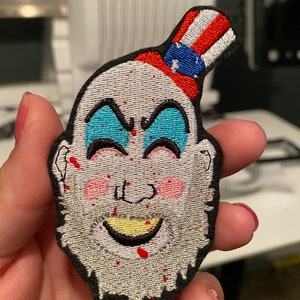 Creepy clown patch