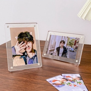 Cute Kawaii Bunny Polaroid Frame Magnetic Instax Mini Polaroid Picture  Photo Frame With Stand 