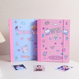 A5 photocard holder,6 Ring Planner Binder,Cute photo Album,Kpop photocard binder,Collect book