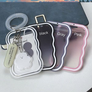 Photocard Holder Keychaincloud Shape Photocard Holderkpop 