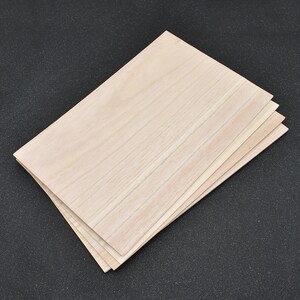 10pcs Balsa Wood Sheet Wooden Plate Model for DIY House Ship Aircraft Toys  Boats 300x200mm 