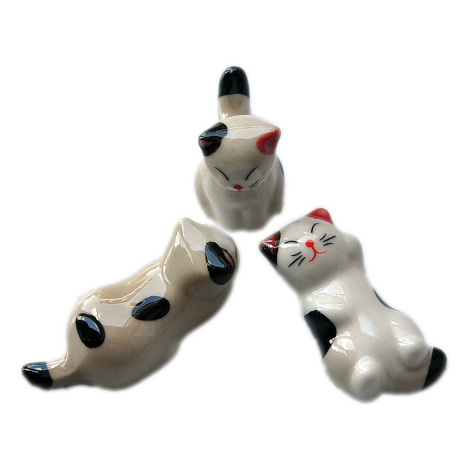 Cat Paint Brush Holder Kawaii Ceramic Cat Brush Rest Cute Etsy