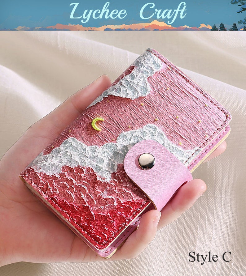 Cute Photo Album Oil Painting Style Picture Case Storage Etsy