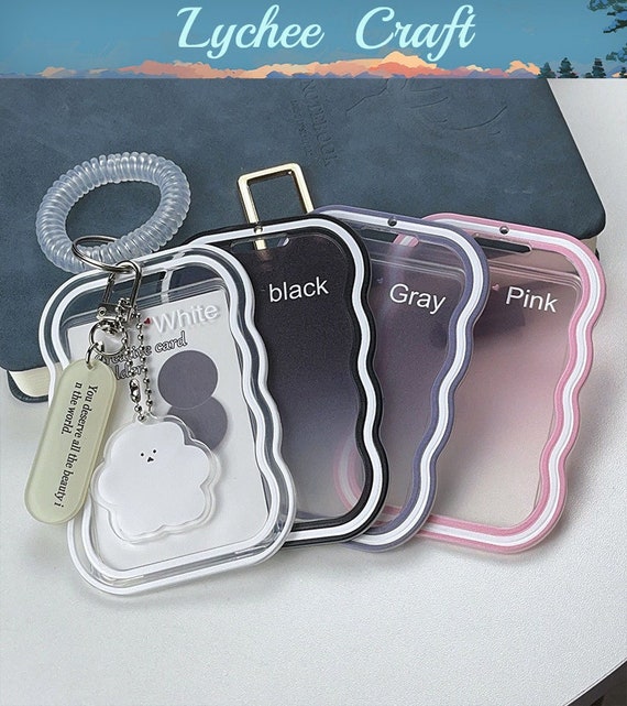 Photocard Holder Keychain cloud Shape Photocard Holder kpop Idol