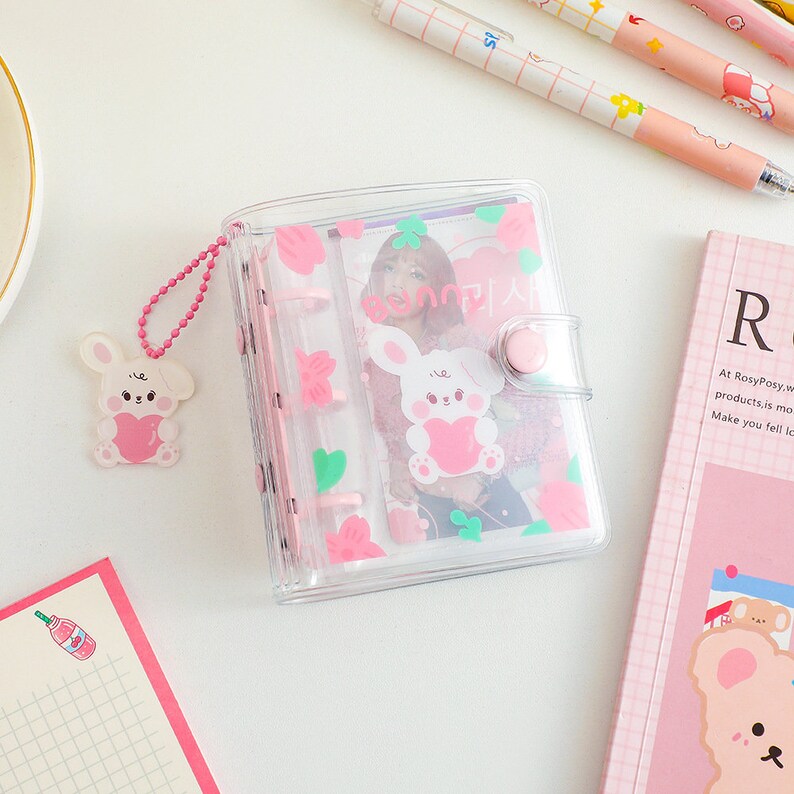 Cute Photo Album Kawaii Animal Photo Album Mini Photocard Etsy
