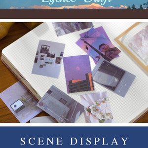 50pcs Sticker Pack, Sunset Sticker Book, Flower Sticker Set, Moon ...