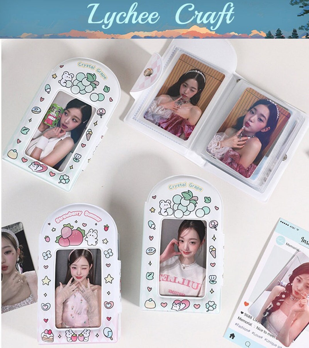 Cute Photo Album,3inch Card Book Holder,polaroid Photo Album,mini