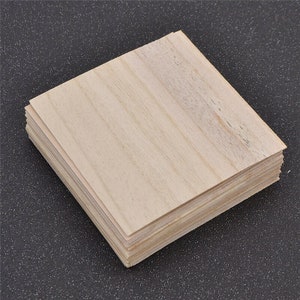 5pcs Balsa Wood Sheets Wooden Plate Model Balsa Wood - SriTu Hobby