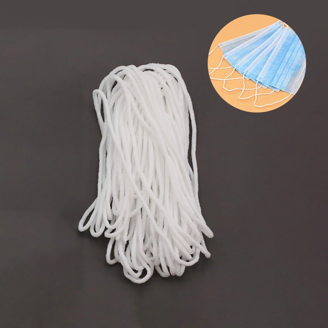 3mm Round Mask Elastic Band Mask Rope Mask Rubber Band Tape Etsy