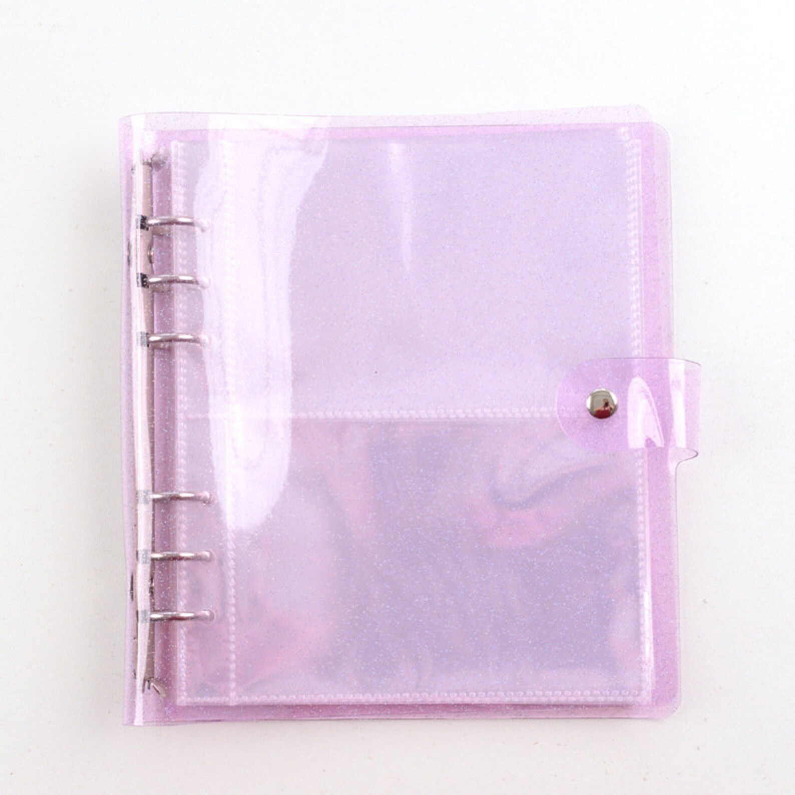 Glitter Photocard Binder 6 Ring Twinkle Photo Card Binders Etsy