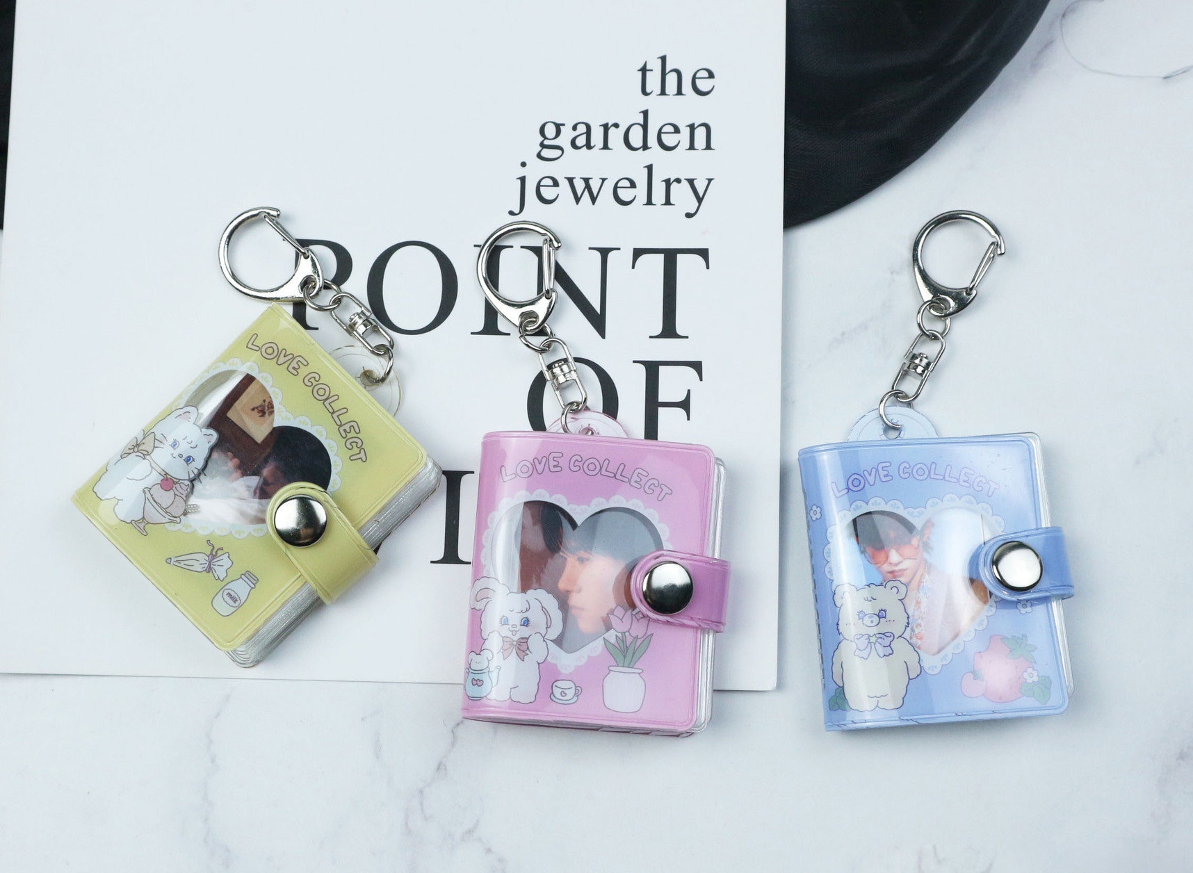 Mini Photo Album Keychain, Heart Love Design Album, Photo Collect