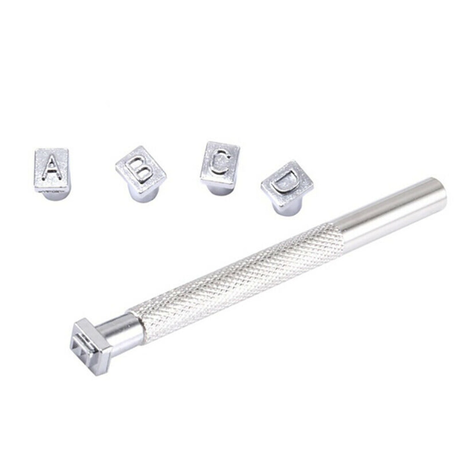 36Pcs Alphabet Letter Leather Stamper Set Steel Punch Metal Etsy