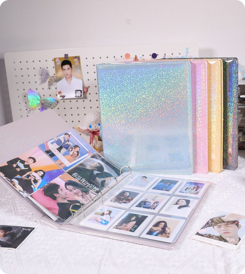 Glitter Photocard Binder Leather Photocard Binder Photo image 1