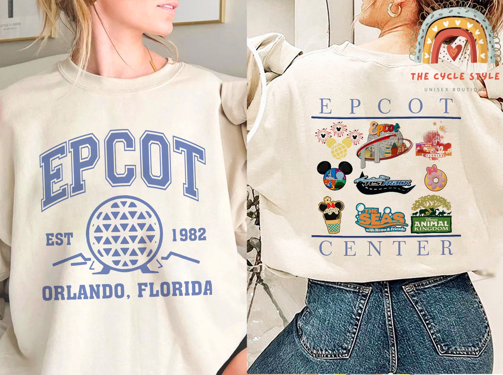 Disney Epcot Shirt Epcot Shirt Matching Disney Shirts Etsy