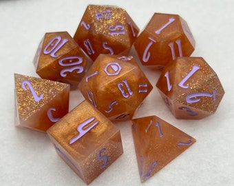 Princess Peach - Set di dadi con bordo affilato da 8 pezzi