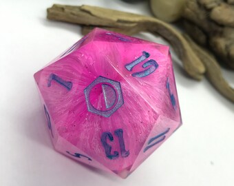 Sensuous - Dadi con bordi affilati Chonk D20 da 45 mm