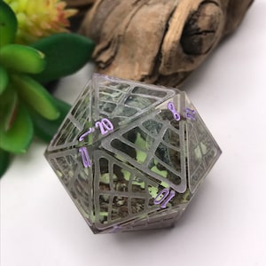 Fight For Dominance - 45mm Ribcage Chonk D20 Sharp Edged Dice
