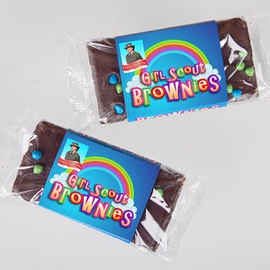 Instant Download! - Brownie Scouts - Customizable Little Debbie Brownie Wrapper - Girl Scout Bridging Ceremony - Girl Scouts, Brownies