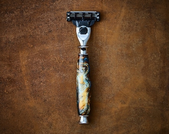 Handcrafted Razor for Gillette Mach 3 and Venus Planetary View