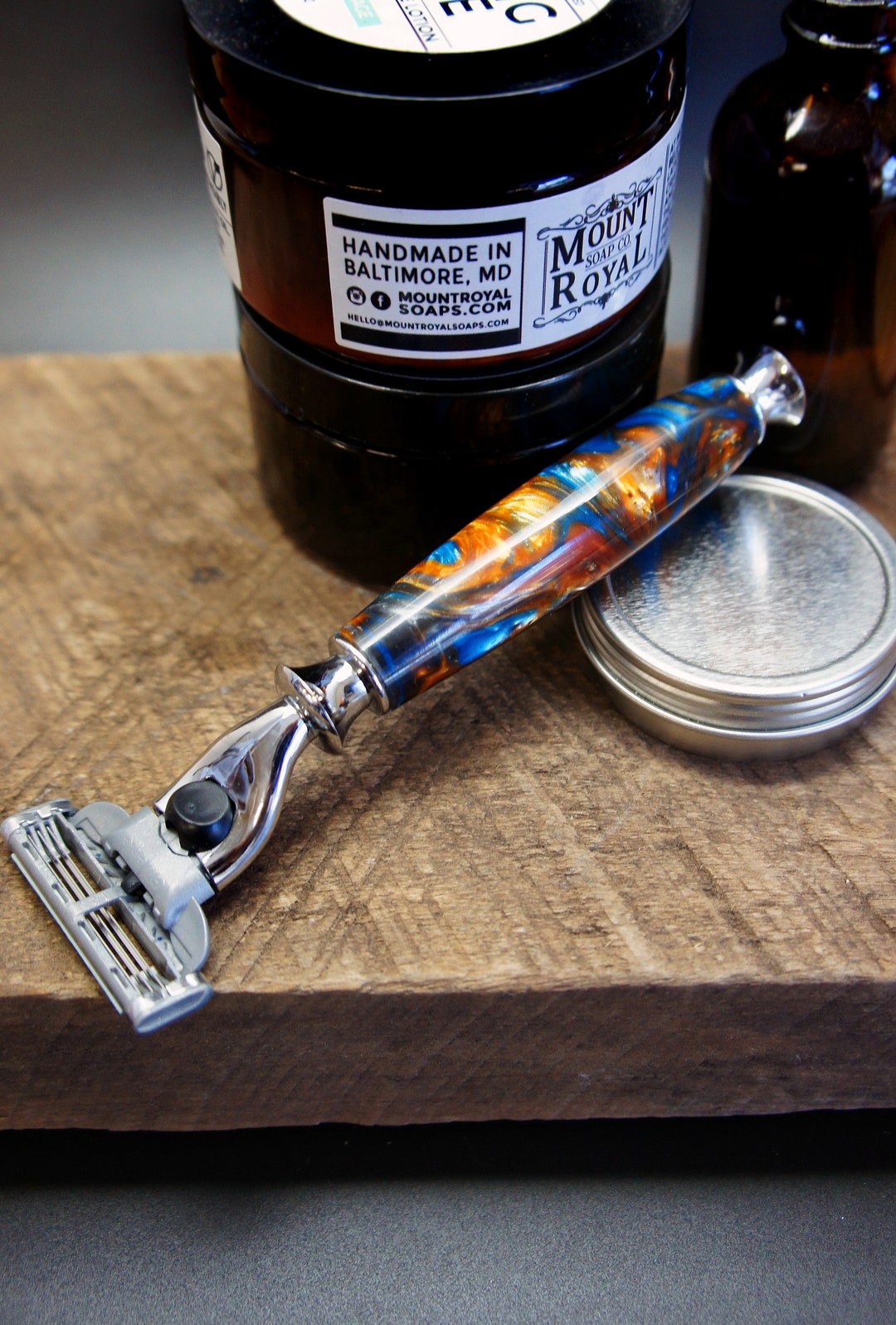 Resin Razor Razor for Gillette Mach 3 and Venus Swirl in Plant Based Resin. - Etsy