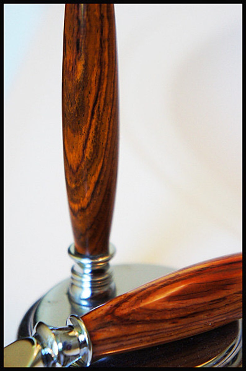 Handmade Wooden Razor Handle Razor Stand Shaving Kit Etsy