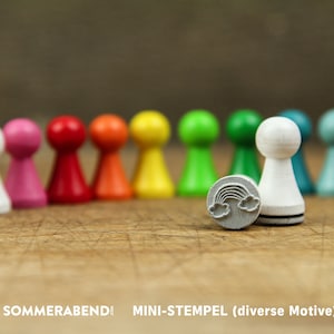 EIN Mini Stempel verschiedene Motive zur Auswahl (1STÜCK)