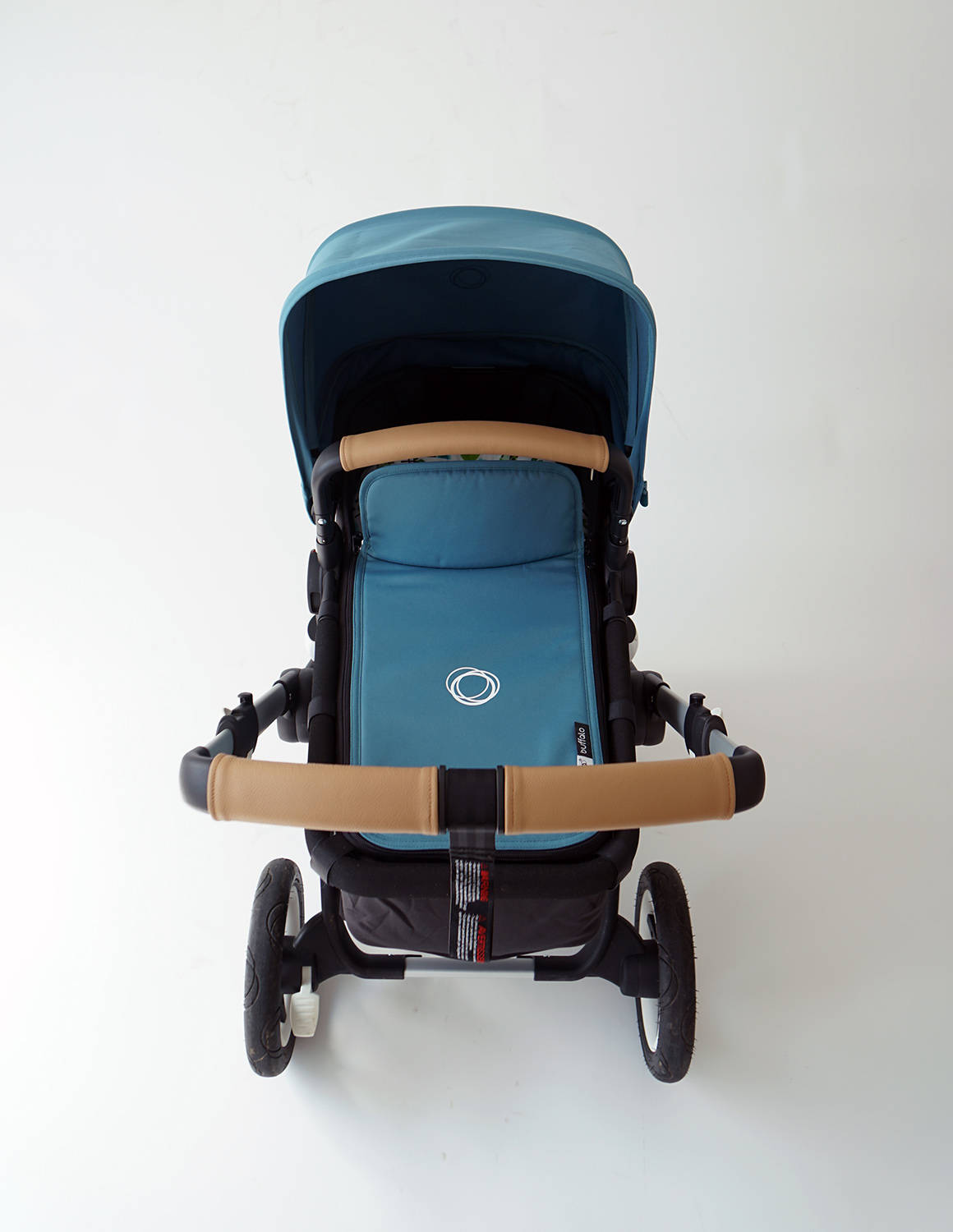 Leather handle bar covers for stroller with zip short Etsy